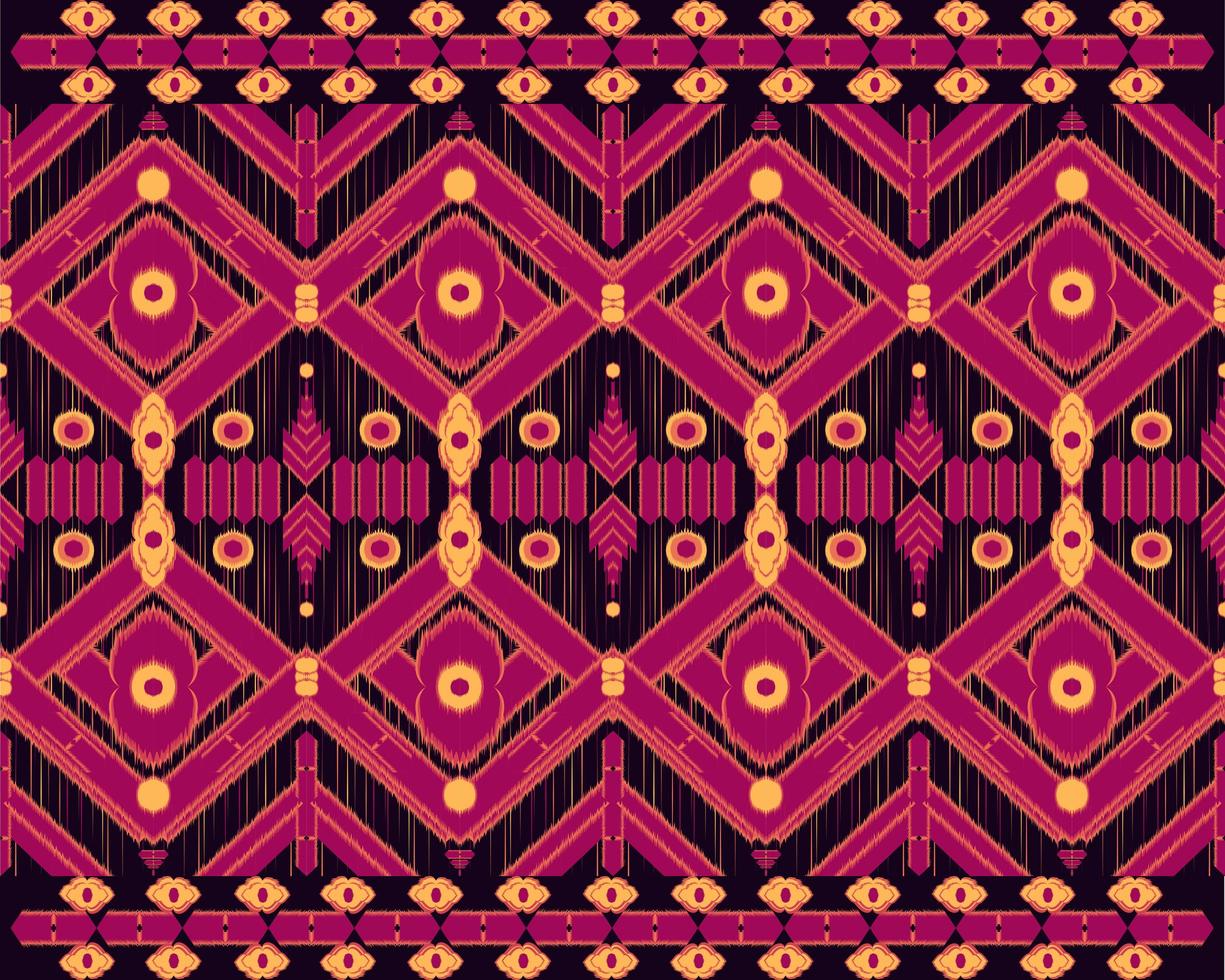 The Design is Based on Asian-Style Geometric Shapes Used to Destroy Fabrics and Backgrounds. photo