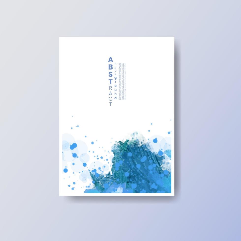 Cards with bright colorful vector watercolor background. Design for your date, postcard, banner, logo.