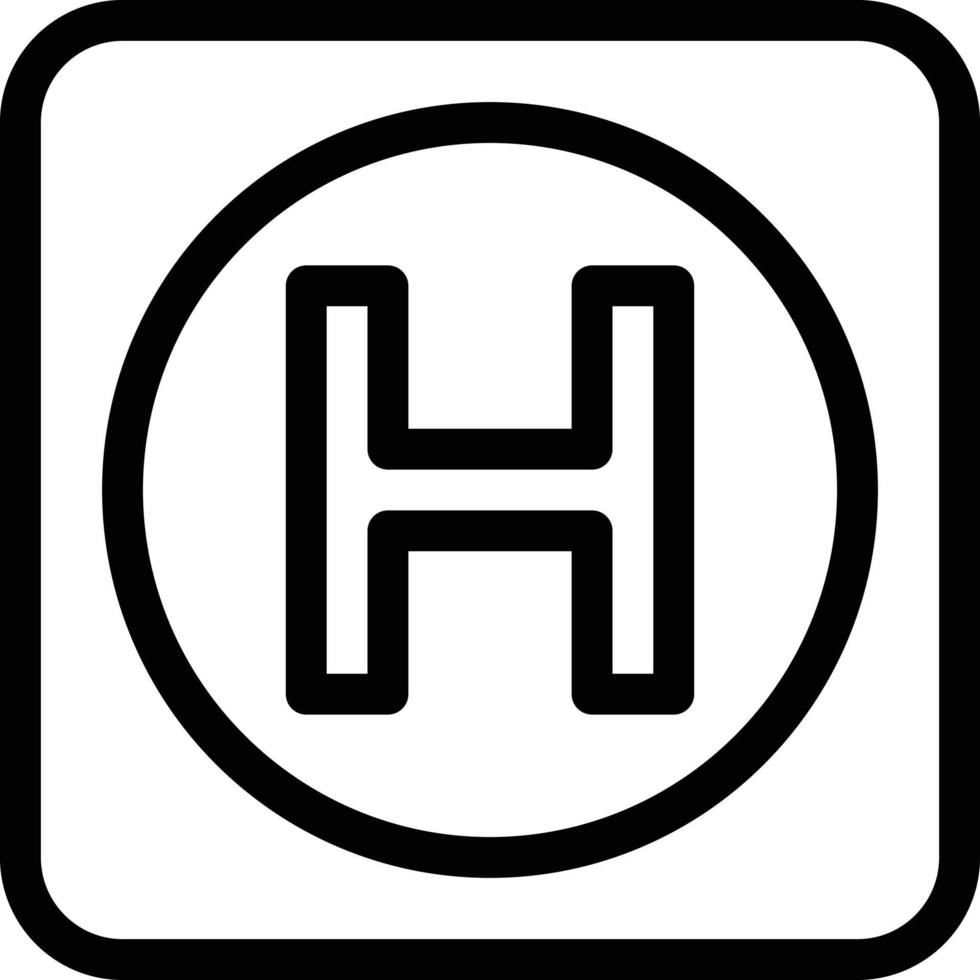 helipad vector illustration on a background.Premium quality symbols. vector icons for concept and graphic design.
