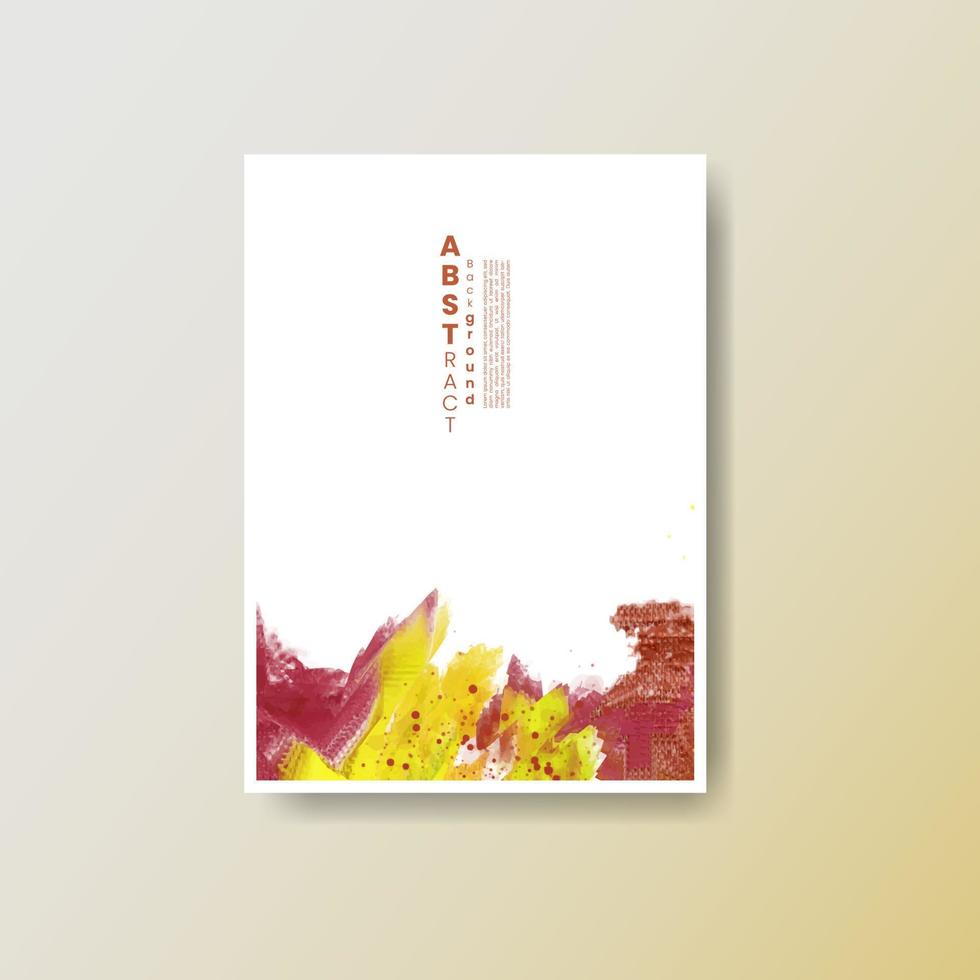 Cards with bright colorful vector watercolor background. Design for your date, postcard, banner, logo.