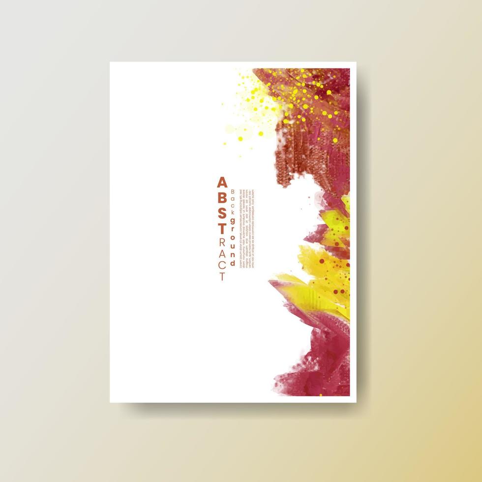 Cards with bright colorful vector watercolor background. Design for your date, postcard, banner, logo.