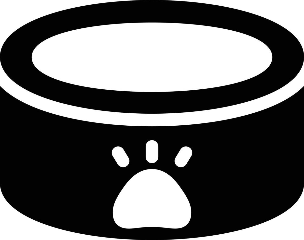 pet bowl ilustración vectorial sobre un fondo. símbolos de calidad premium. iconos vectoriales para concepto y diseño gráfico. vector