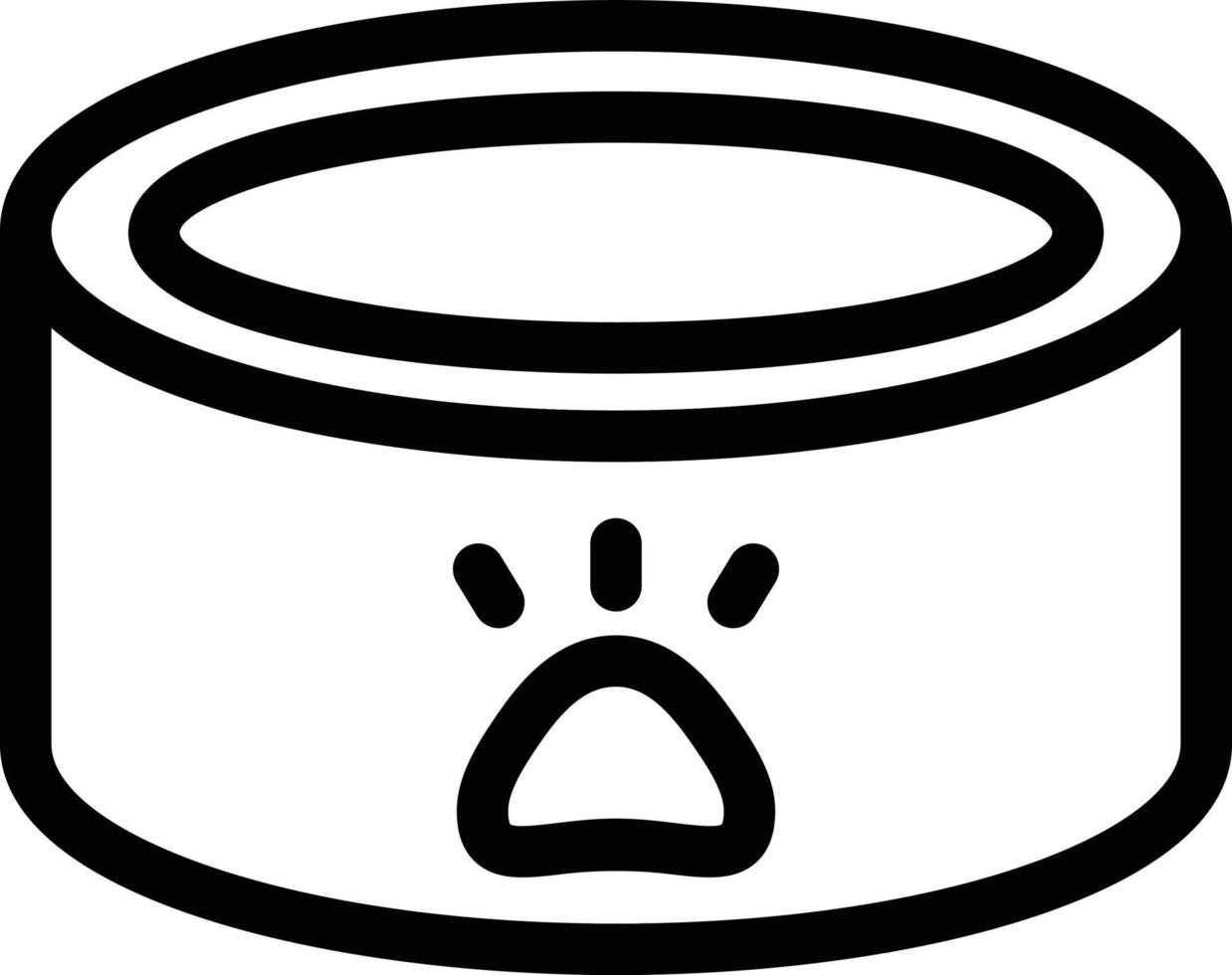pet bowl vector illustration on a background.Premium quality symbols. vector icons for concept and graphic design.