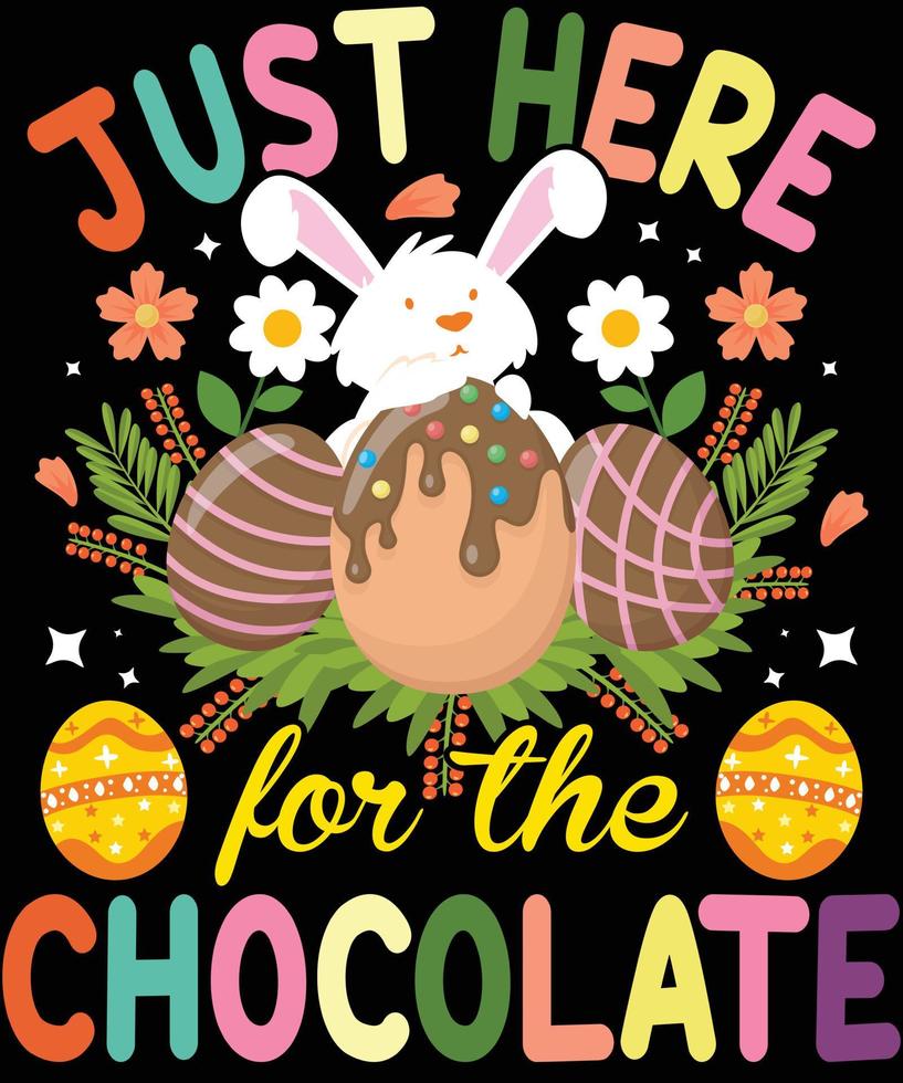 Happy Easter T-Shirt Design vector