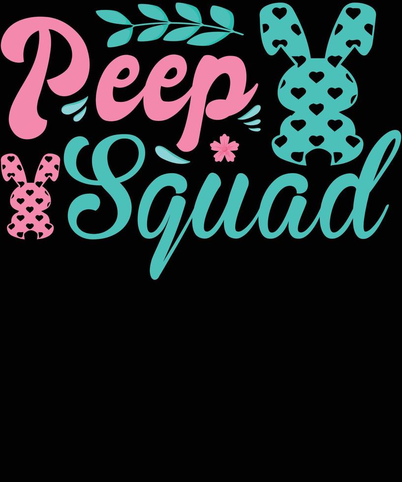 Happy Easter T-Shirt Design vector