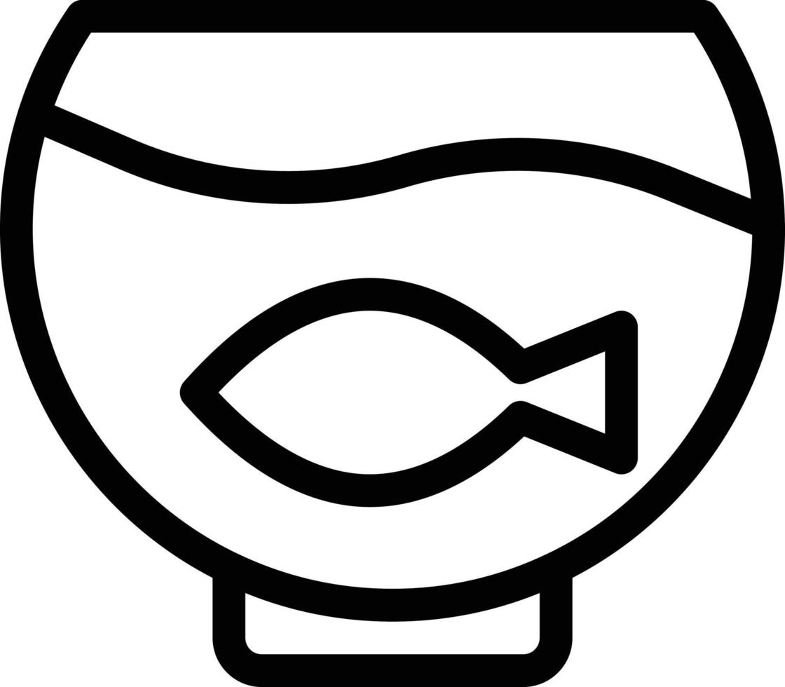 Ilustración de vector de tarro de pescado en un fondo. Símbolos de calidad premium. iconos vectoriales para concepto y diseño gráfico.