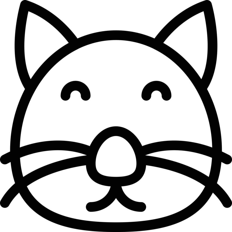 cat face vector illustration on a background.Premium quality symbols. vector icons for concept and graphic design.