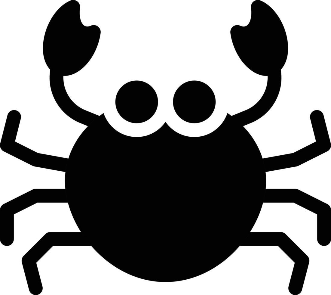 crab vector illustration on a background.Premium quality symbols. vector icons for concept and graphic design.