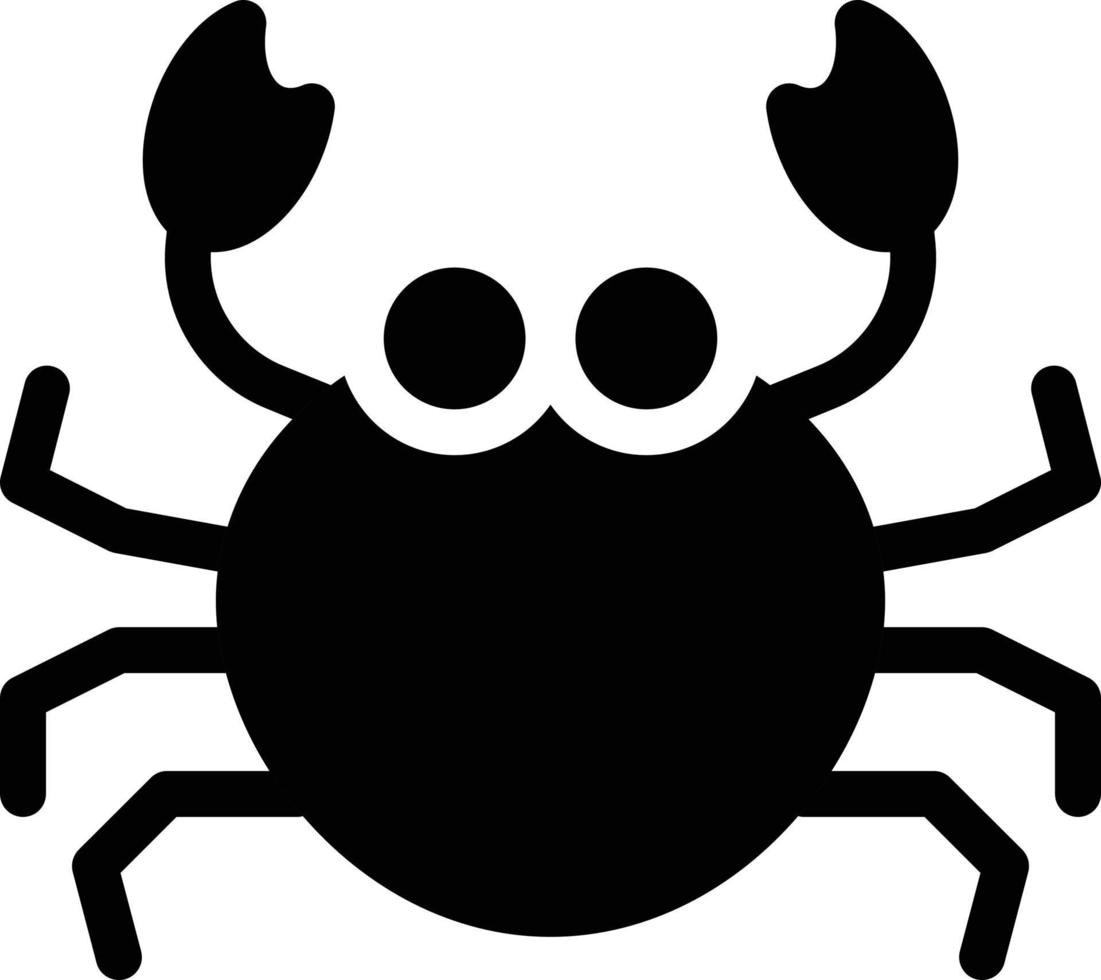 crab vector illustration on a background.Premium quality symbols. vector icons for concept and graphic design.