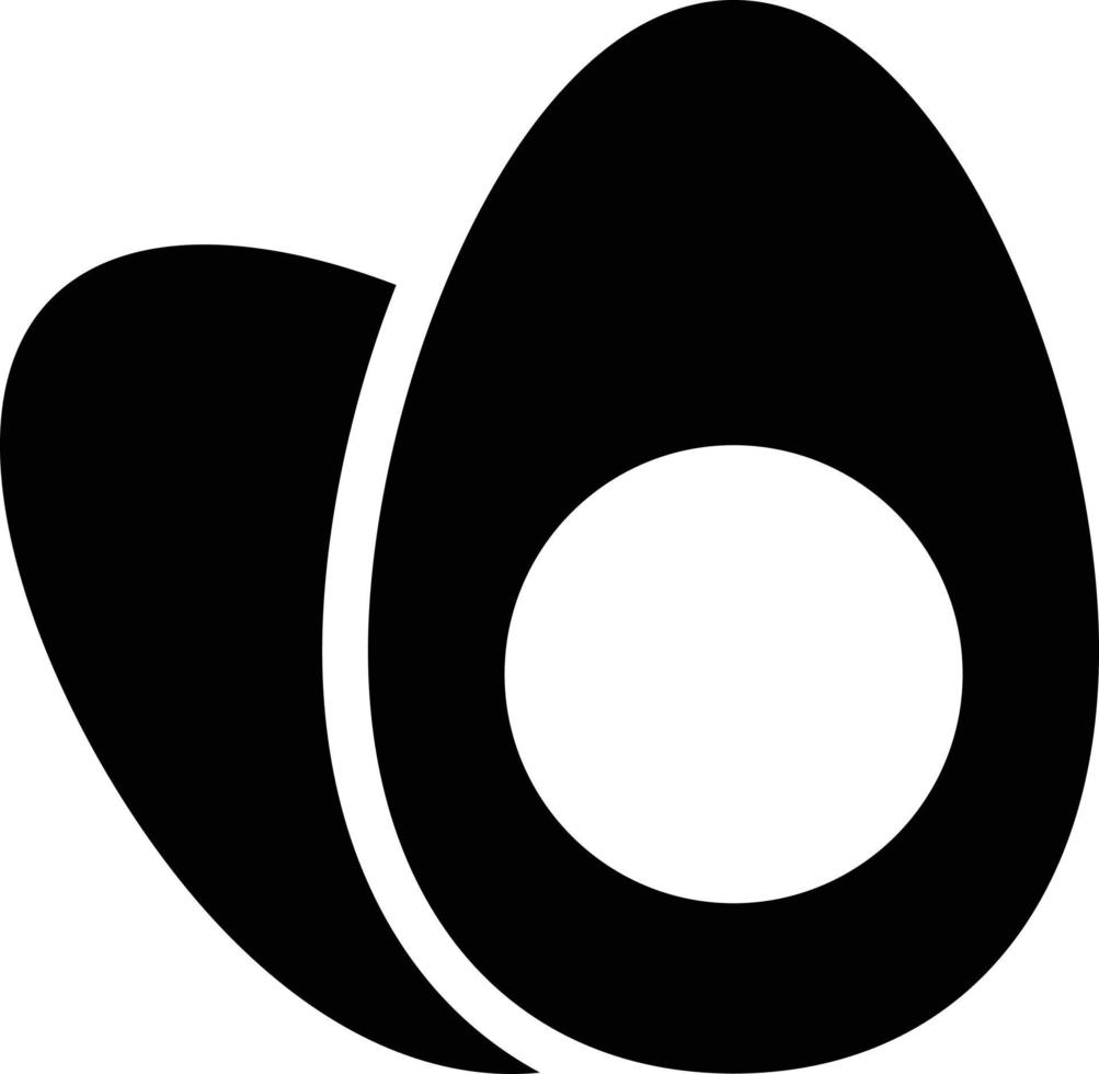 ilustración de vector de huevo en un fondo. símbolos de calidad premium. iconos vectoriales para concepto y diseño gráfico.