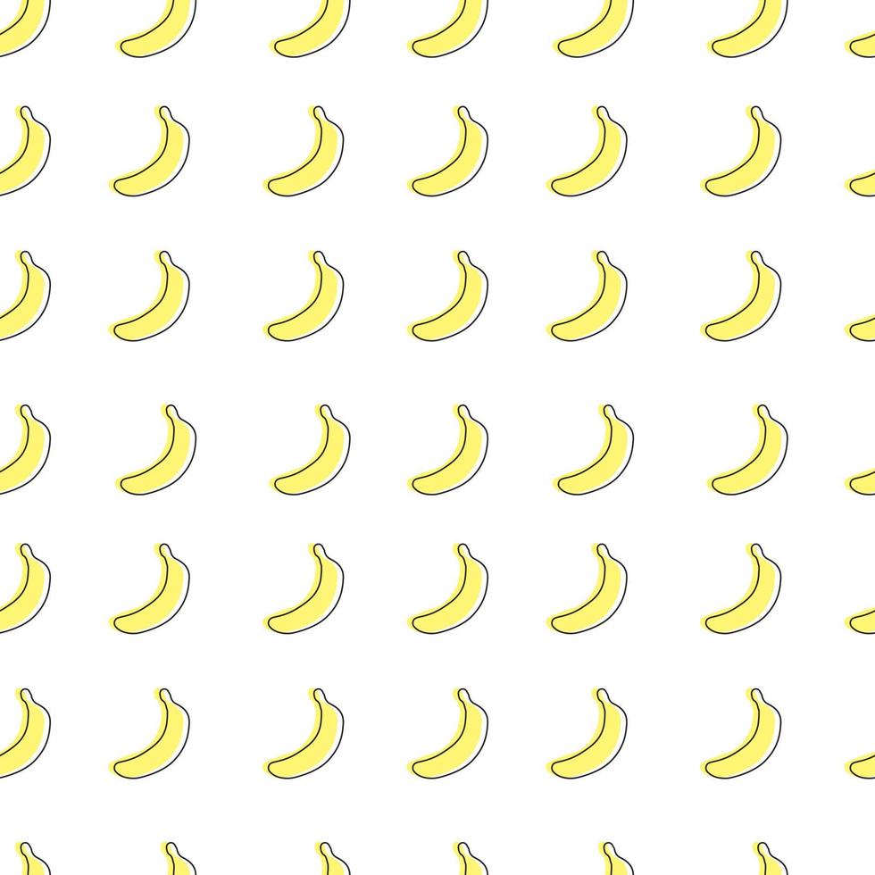 vector seamless pattern with bananas