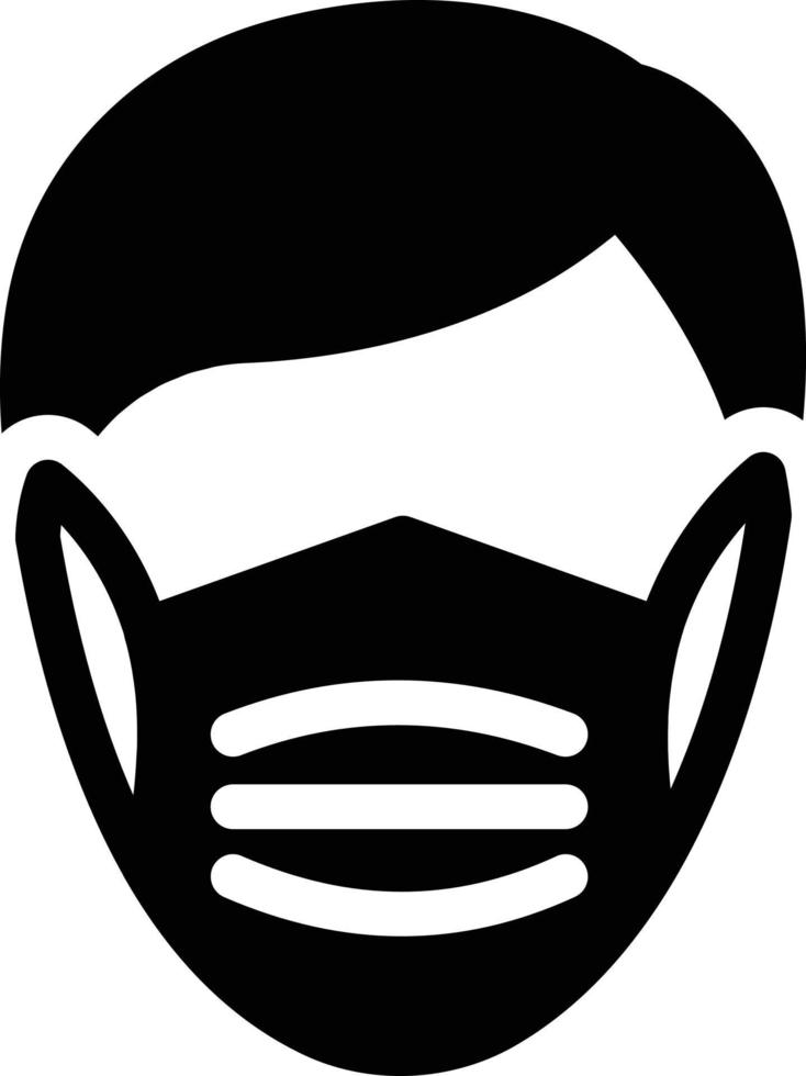 máscara de ilustración vectorial en un fondo. símbolos de calidad premium. iconos vectoriales para concepto y diseño gráfico. vector