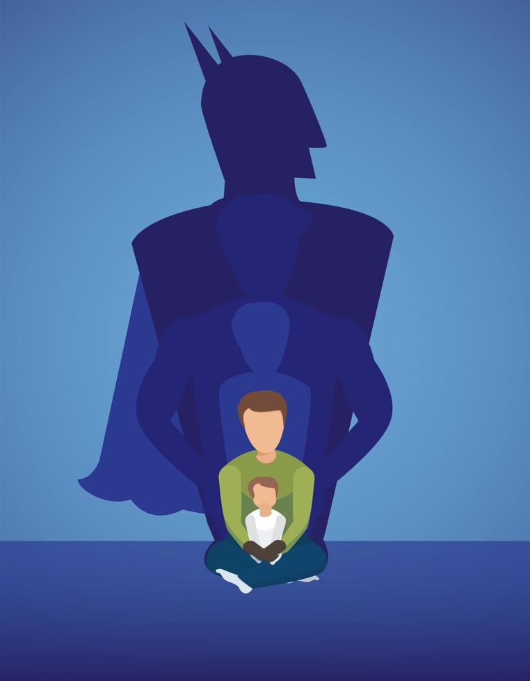 happy international father's day concept, can be use for card, poster, website, brochure background. vector illustration