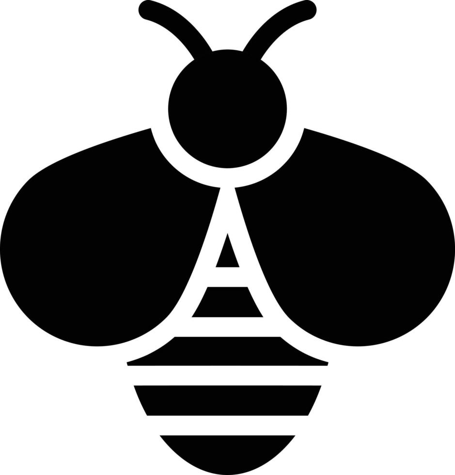 Ilustración de vector de abeja en un fondo. Símbolos de calidad premium. iconos vectoriales para concepto y diseño gráfico.