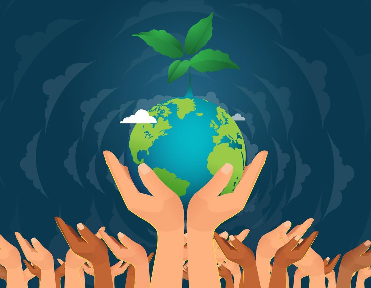 World environment and earth dayWorld environment and earth day. Happy earth day. vector