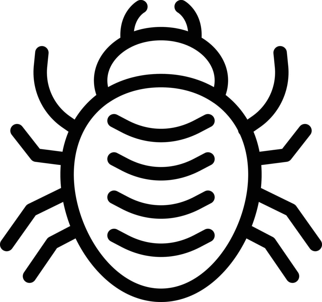 bug vector illustration on a background.Premium quality symbols. vector icons for concept and graphic design.