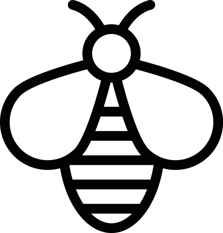Ilustración de vector de abeja en un fondo. Símbolos de calidad premium. iconos vectoriales para concepto y diseño gráfico.