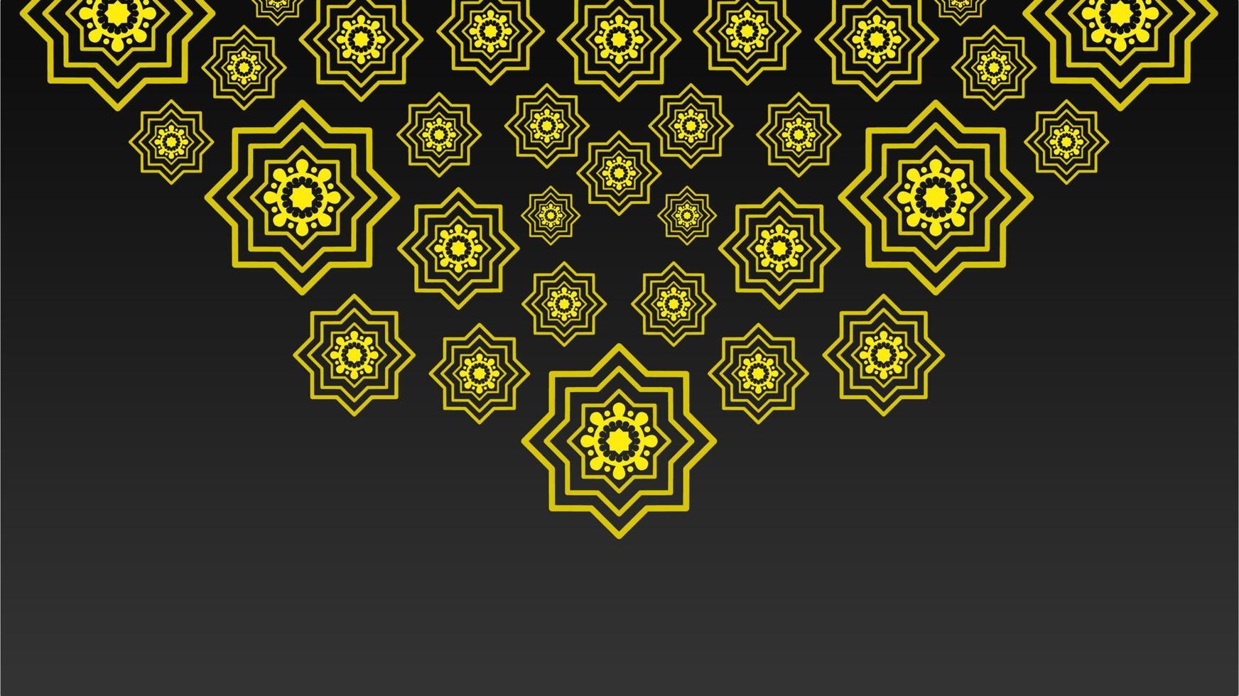 fondo premium de diseño corporativo de tecnología geométrica abstracta de oro oscuro vector