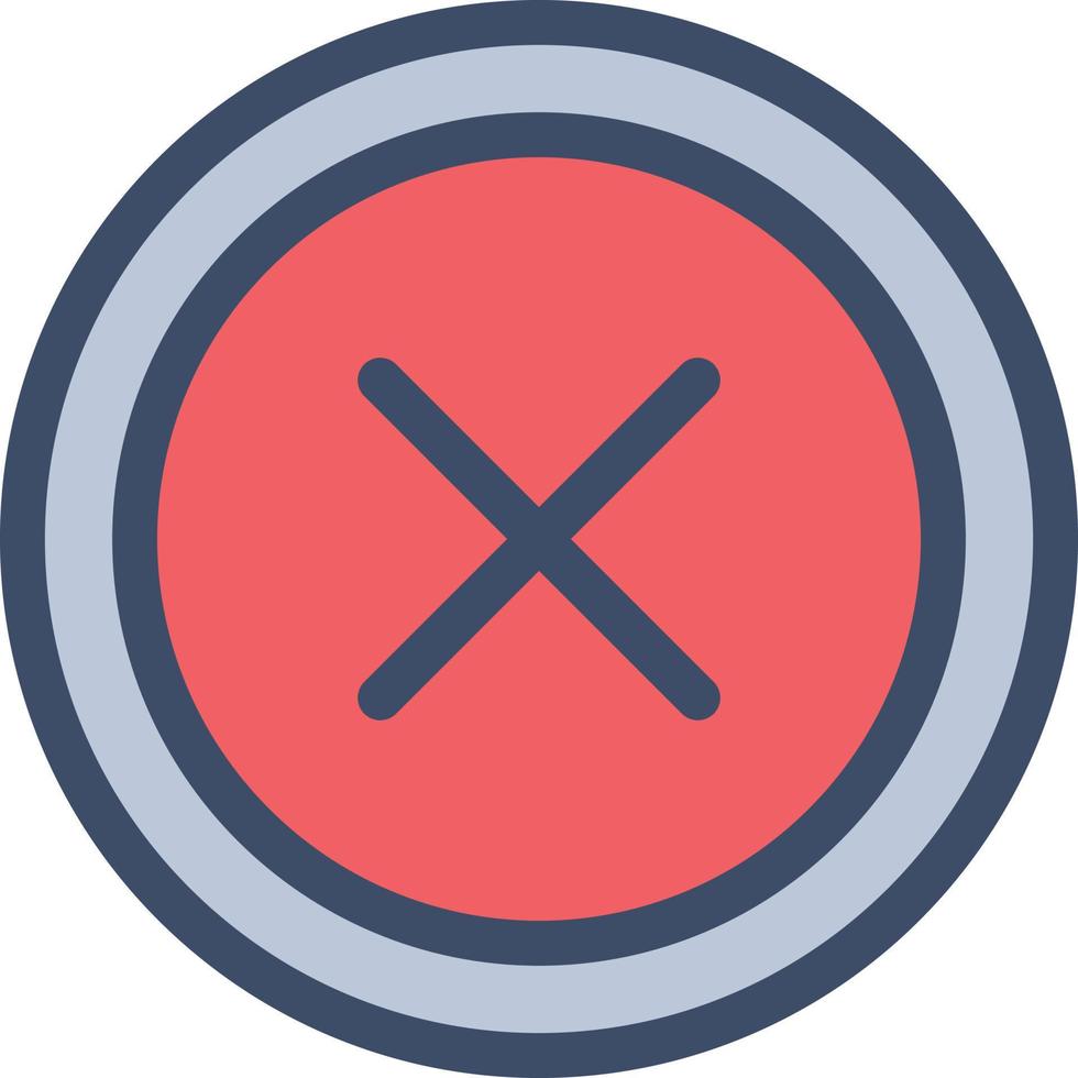 cancel vector illustration on a background.Premium quality symbols. vector icons for concept and graphic design.