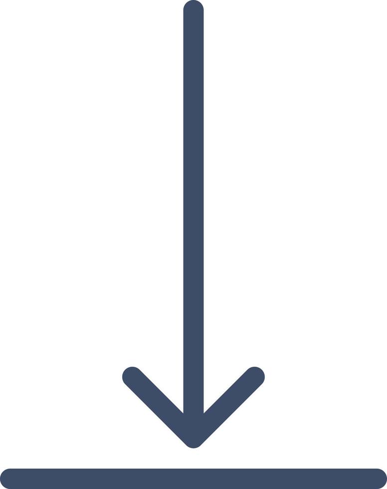 arrow down vector illustration on a background.Premium quality symbols. vector icons for concept and graphic design.