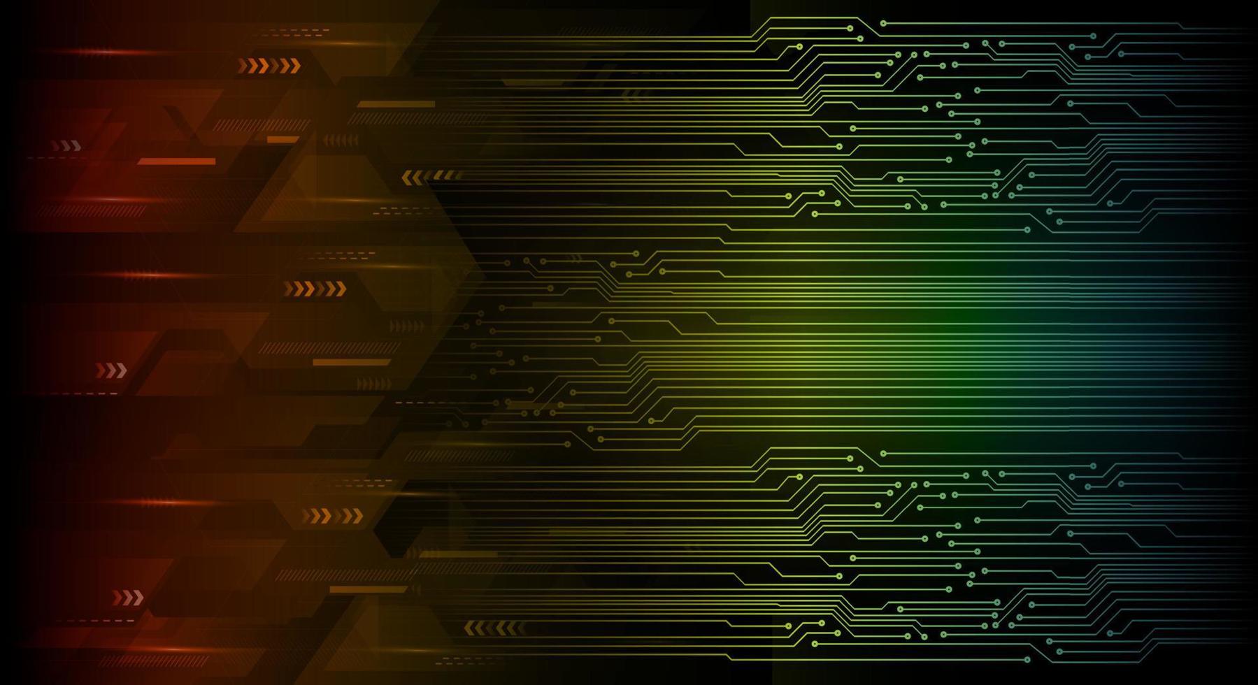 cyber circuit future technology concept background vector