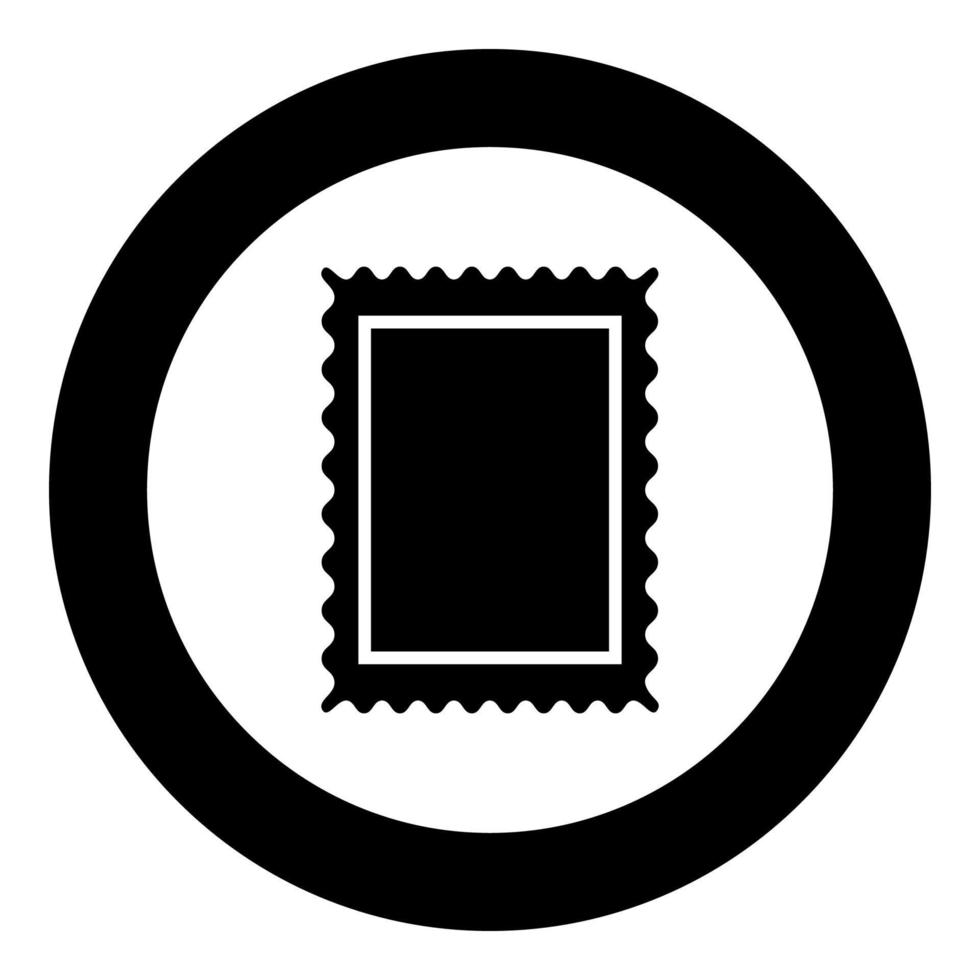 Car wheel icon black color in circle vector