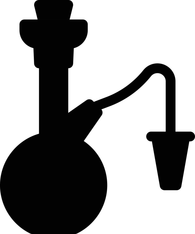 ilustración de vector de shisha en un fondo. símbolos de calidad premium. iconos vectoriales para concepto y diseño gráfico.