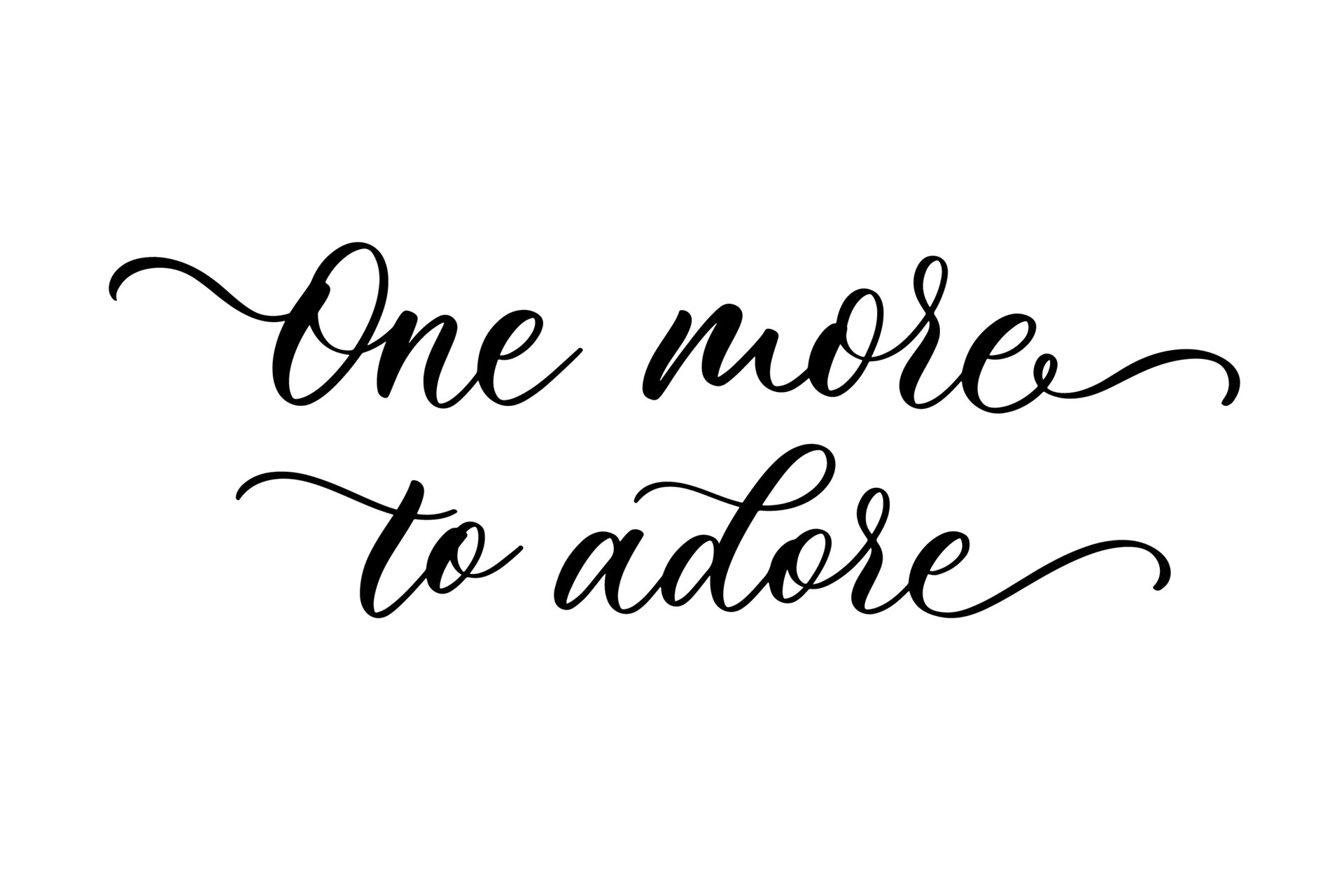 One more to adore calligraphy inscription for wedding day. 7014567