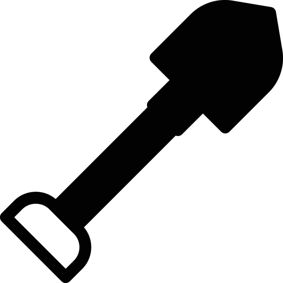 shovel vector illustration on a background.Premium quality symbols. vector icons for concept and graphic design.