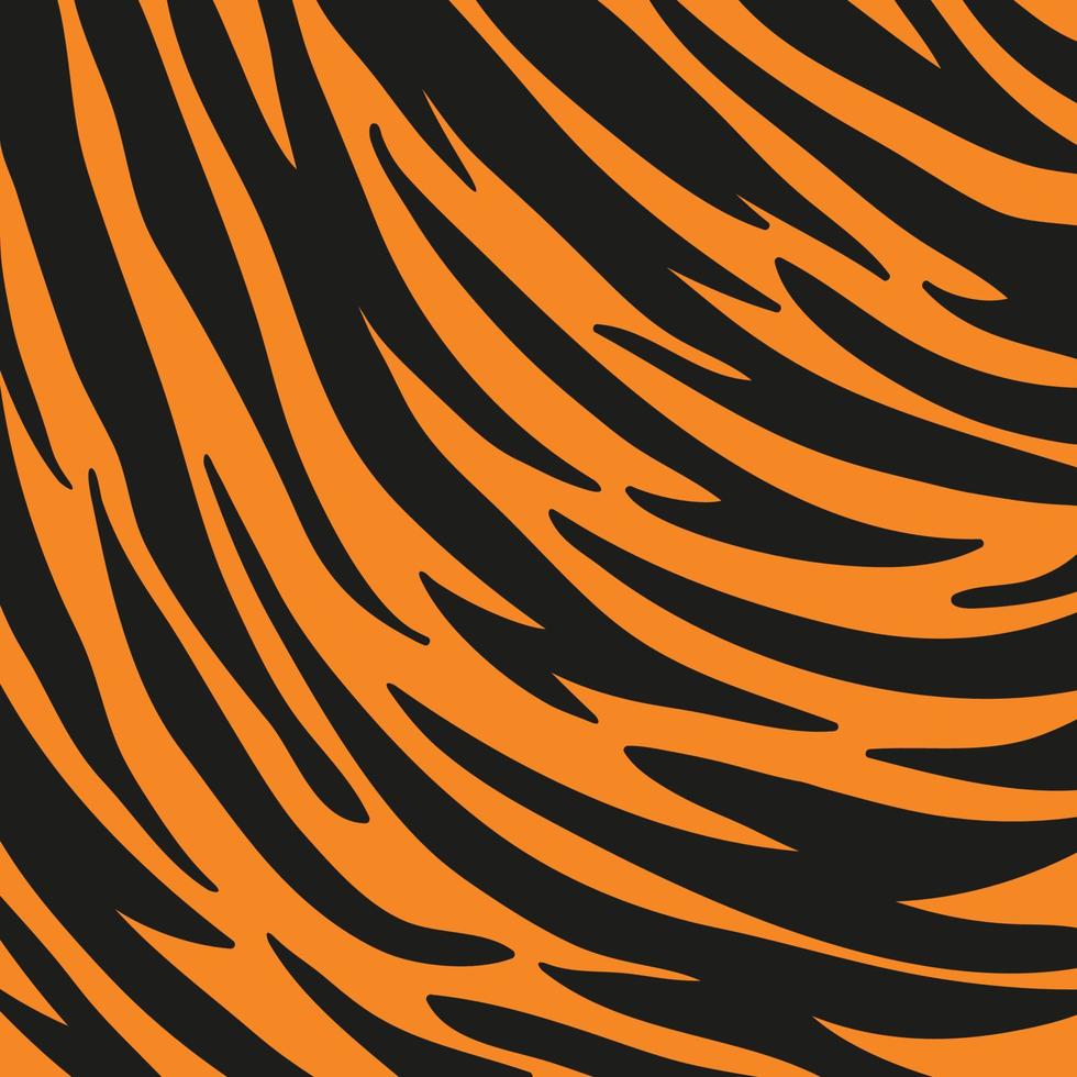 Pattern texture tiger orange stripe repeated seamless black jungle