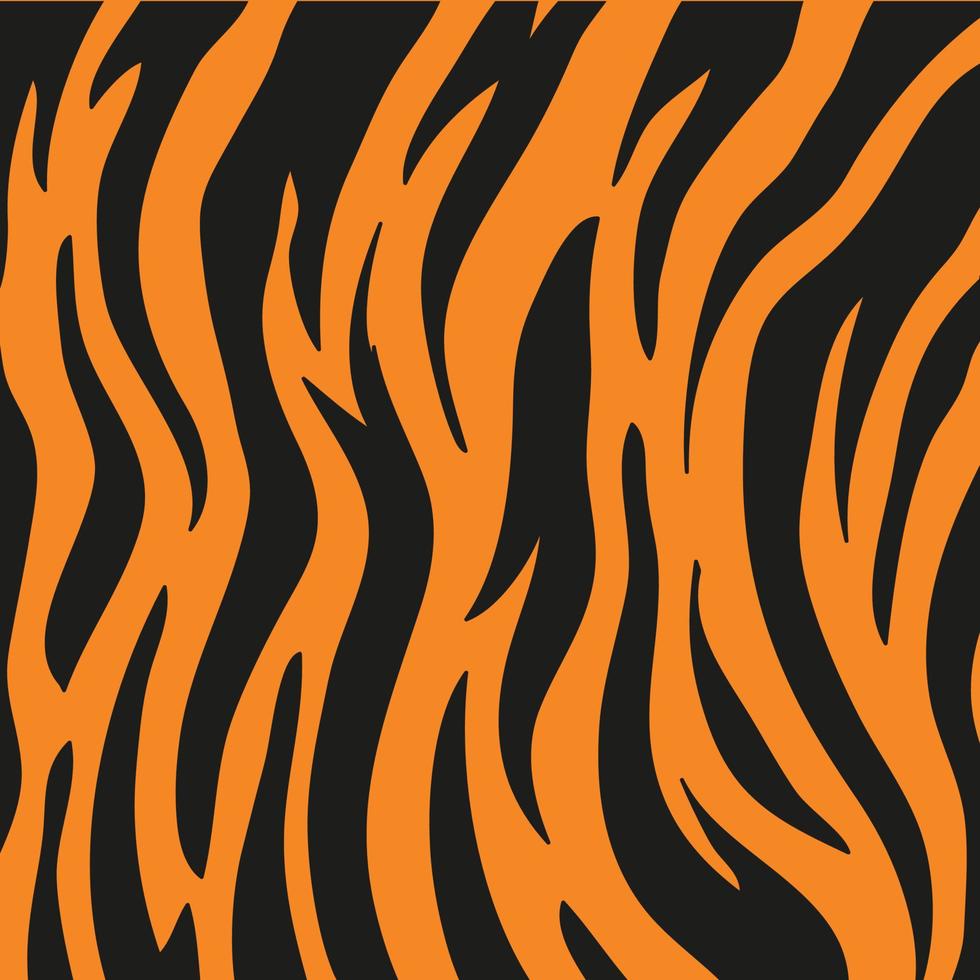 fondo de rayas de tigre para decorar el fondo de animales salvajes vector