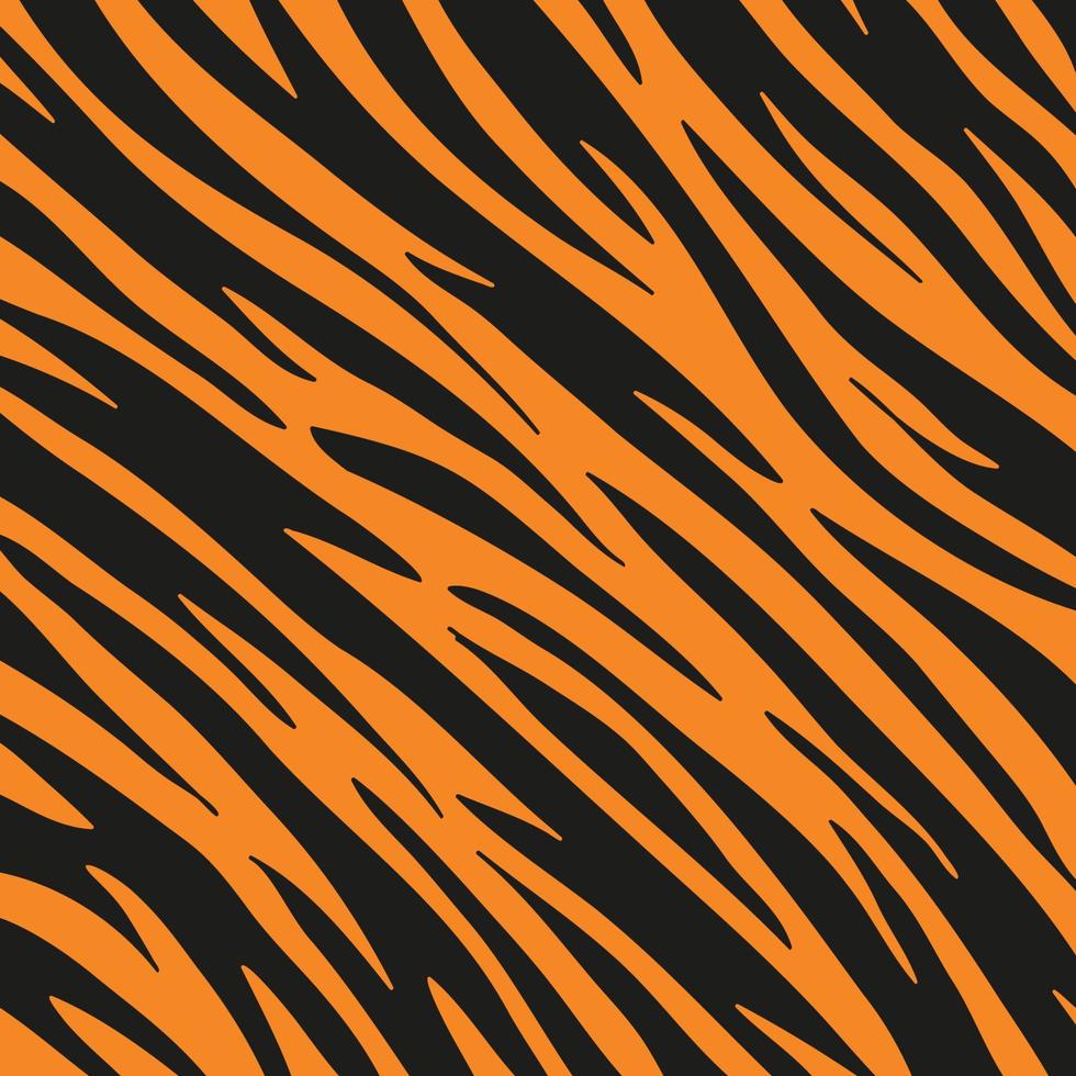 fondo de rayas de tigre para decorar el fondo de animales salvajes vector