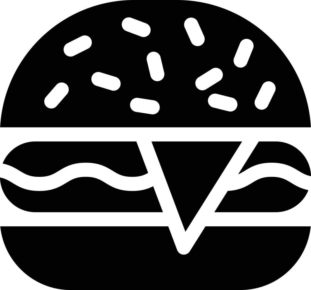 ilustración de vector de hamburguesa en un fondo. símbolos de calidad premium. iconos vectoriales para concepto y diseño gráfico.