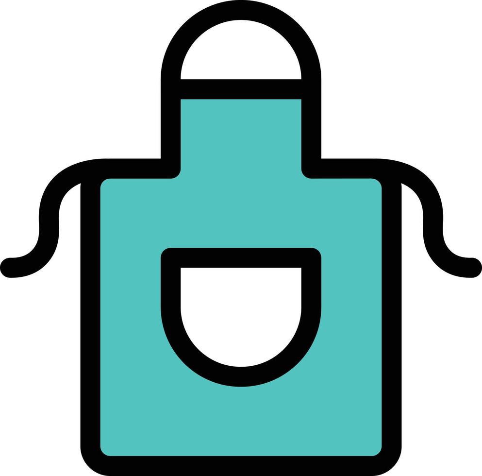 apron vector illustration on a background.Premium quality symbols. vector icons for concept and graphic design.