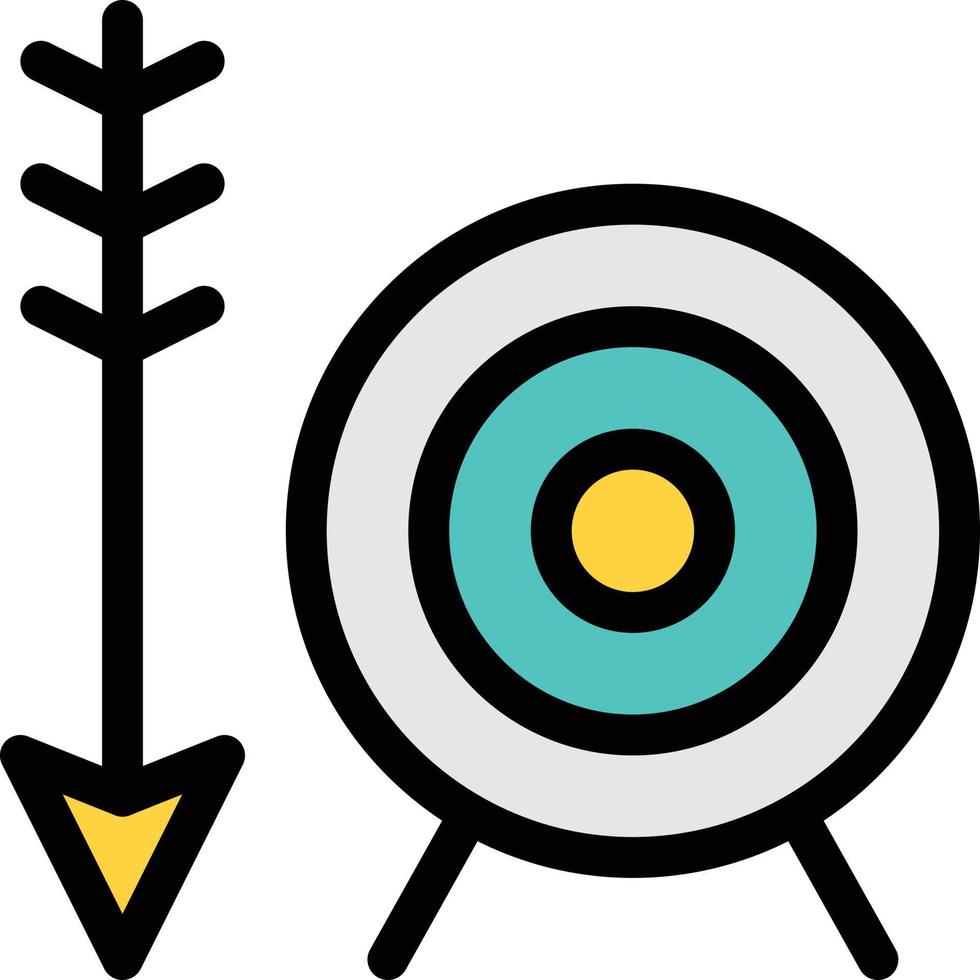 archery vector illustration on a background.Premium quality symbols. vector icons for concept and graphic design.