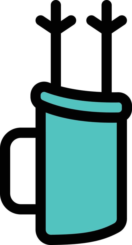 ilustración de vector de bolsa de caza en un fondo. símbolos de calidad premium. iconos vectoriales para concepto y diseño gráfico.