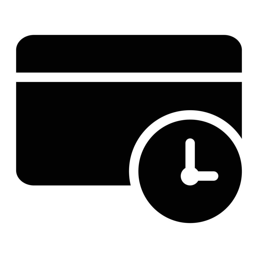 payment time vector illustration on a background.Premium quality symbols. vector icons for concept and graphic design.