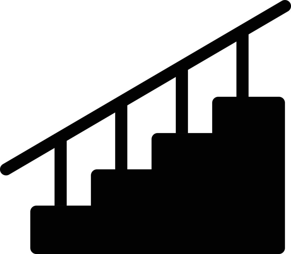 stair vector illustration on a background.Premium quality symbols. vector icons for concept and graphic design.