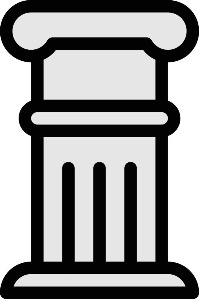 pillar vector illustration on a background.Premium quality symbols. vector icons for concept and graphic design.