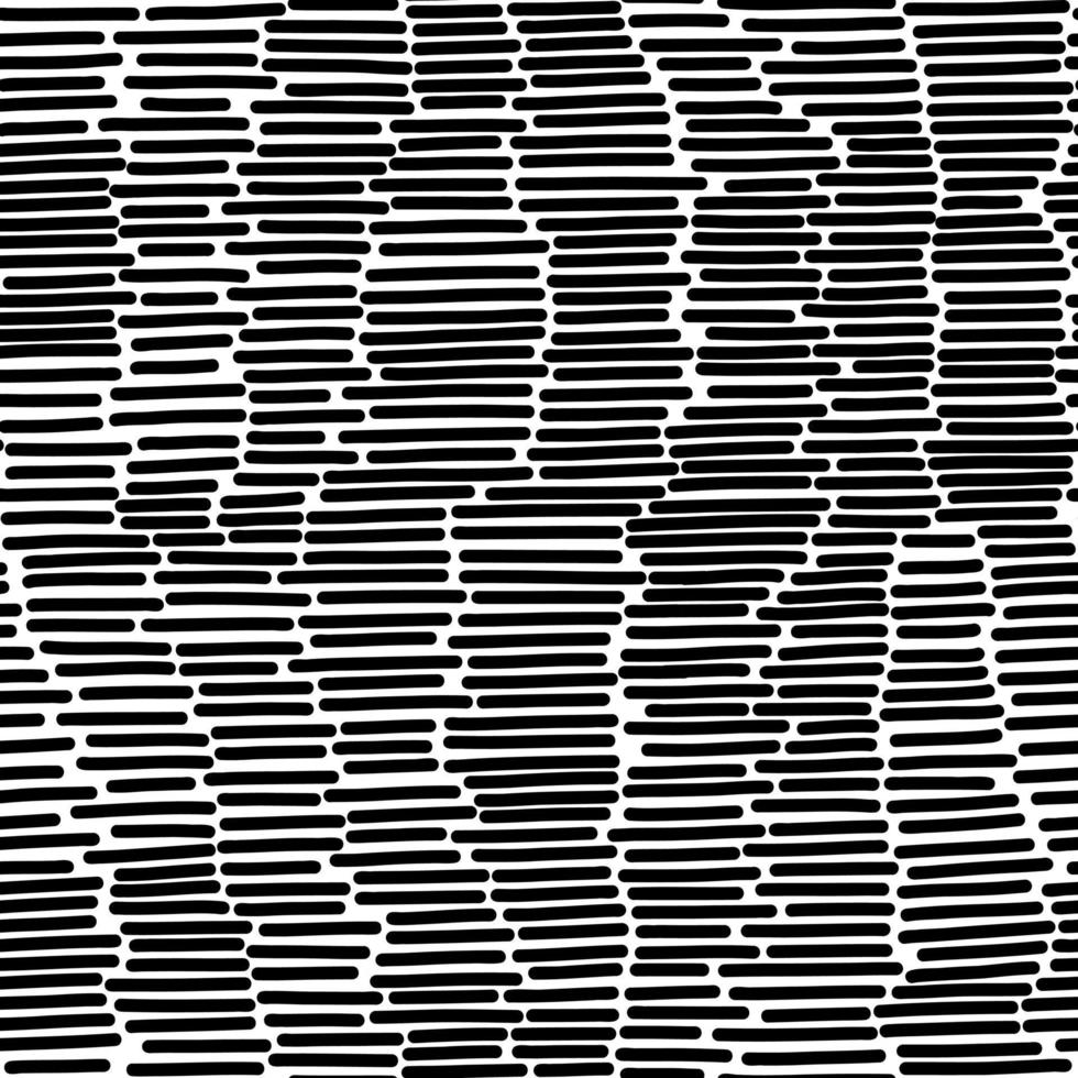 Seamless abstract pattern dashes background. Decorative design freehand creative paint. Texture chaotic element. vector