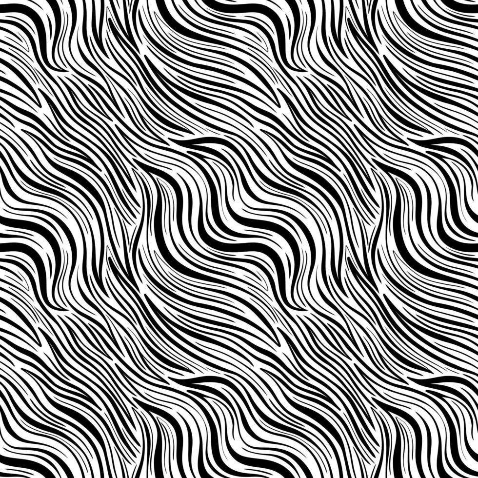 Seamless abstract pattern background. Decorative design freehand creative paint. Texture chaotic element. vector
