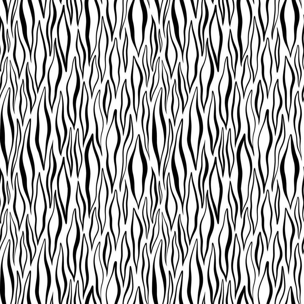 Seamless abstract pattern background. Decorative design freehand creative paint. Texture chaotic element. vector