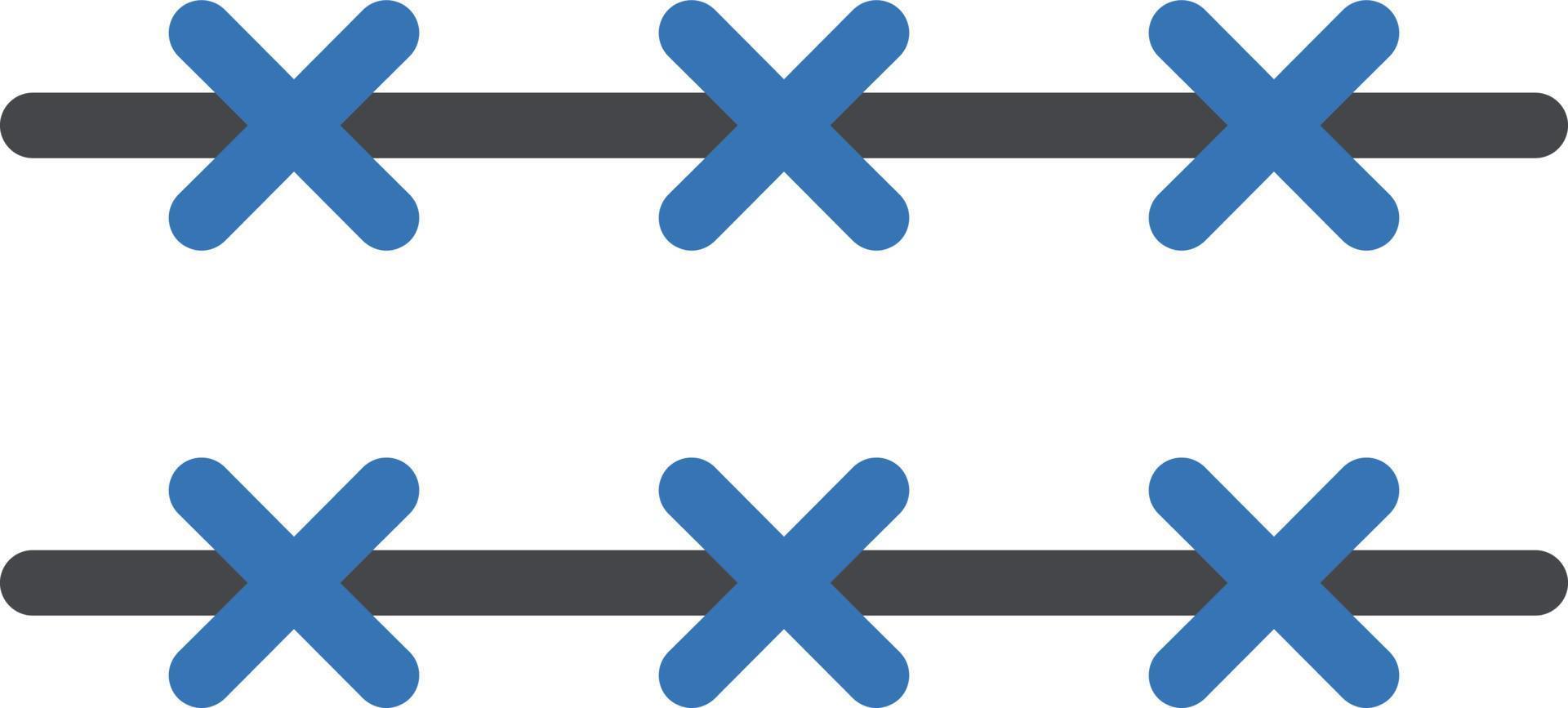 ilustración de vector de cables de frontera en un fondo. símbolos de calidad premium. iconos vectoriales para concepto y diseño gráfico.