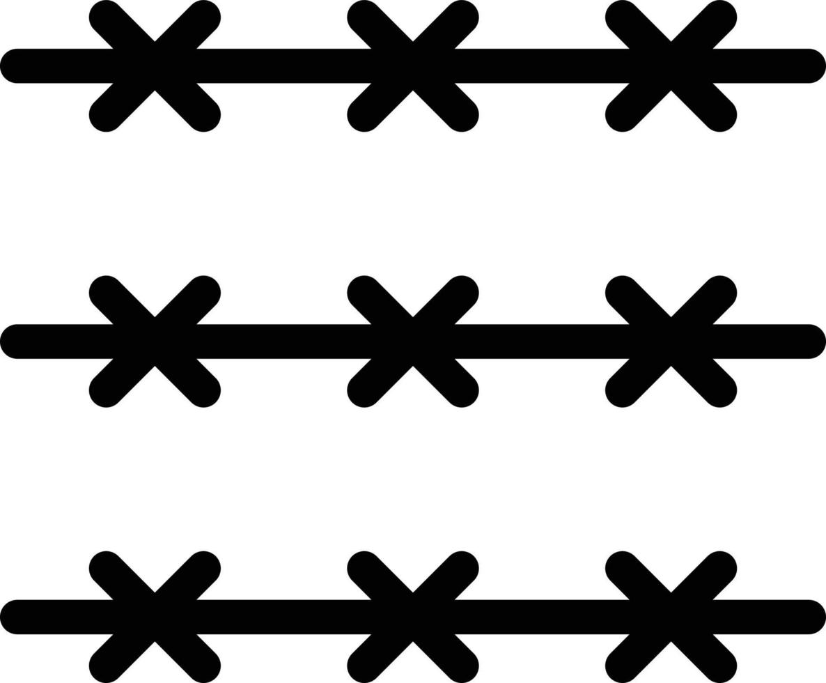 border wire vector illustration on a background.Premium quality symbols. vector icons for concept and graphic design.