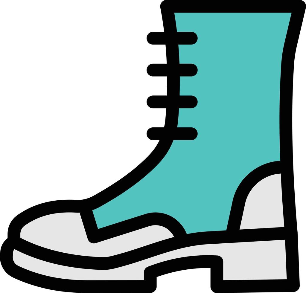 ilustración de vector de zapato en un fondo. símbolos de calidad premium. iconos vectoriales para concepto y diseño gráfico.