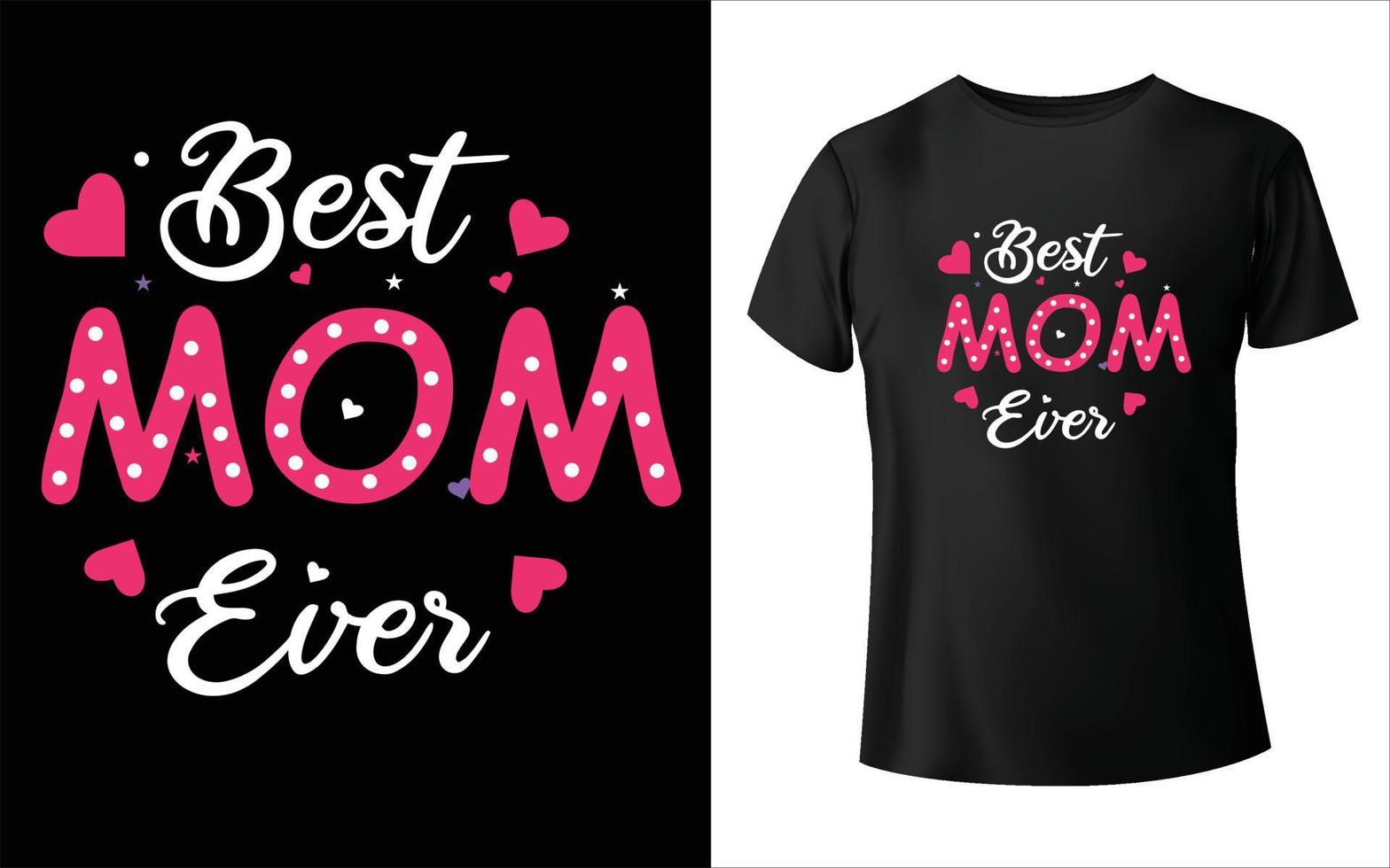 Happy mother's day t-shirt design. Mom Vector, Vector Art, Mom T-Shirt ...