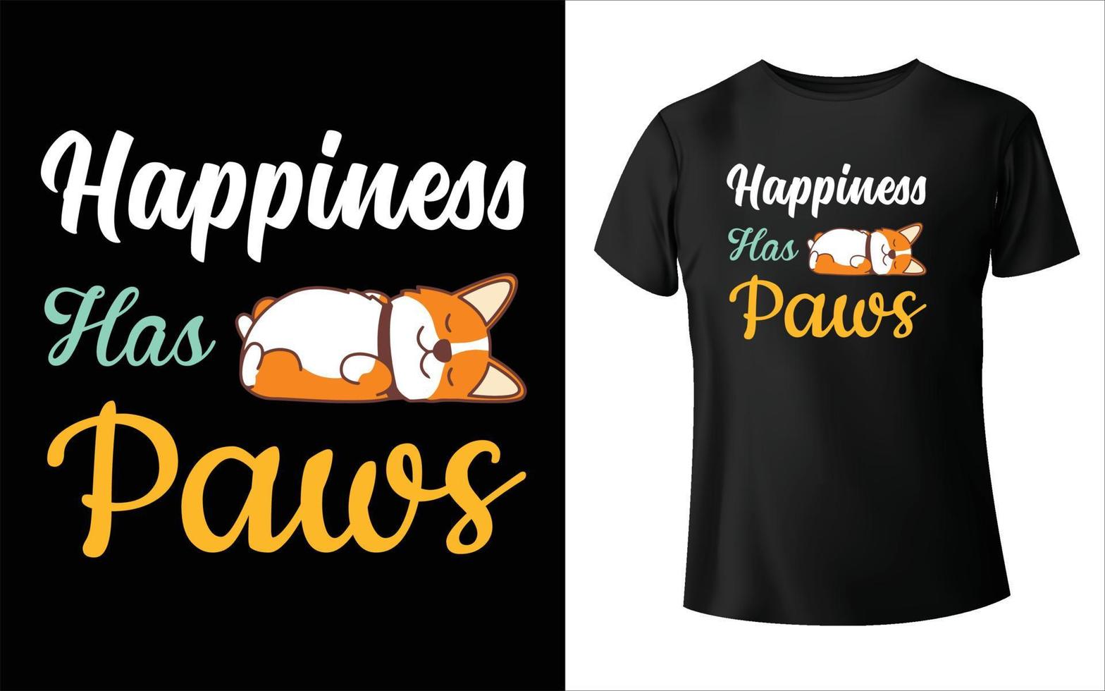 Puppy Day T Shirt Vector Art  Dog Vector, Dog T-shirt Design, Happy Puppy Day.