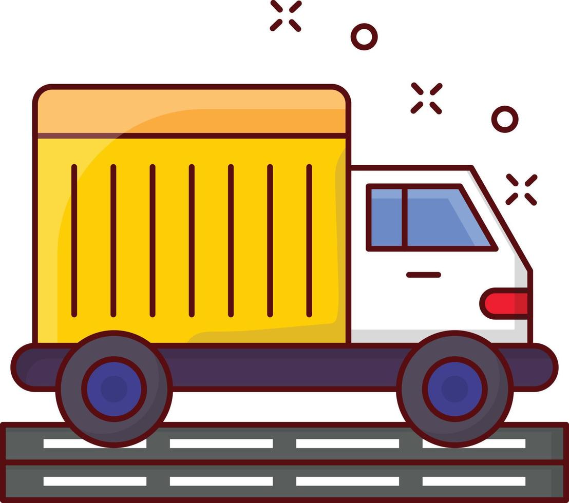 truck  vector illustration on a background.Premium quality symbols. vector icons for concept and graphic design.