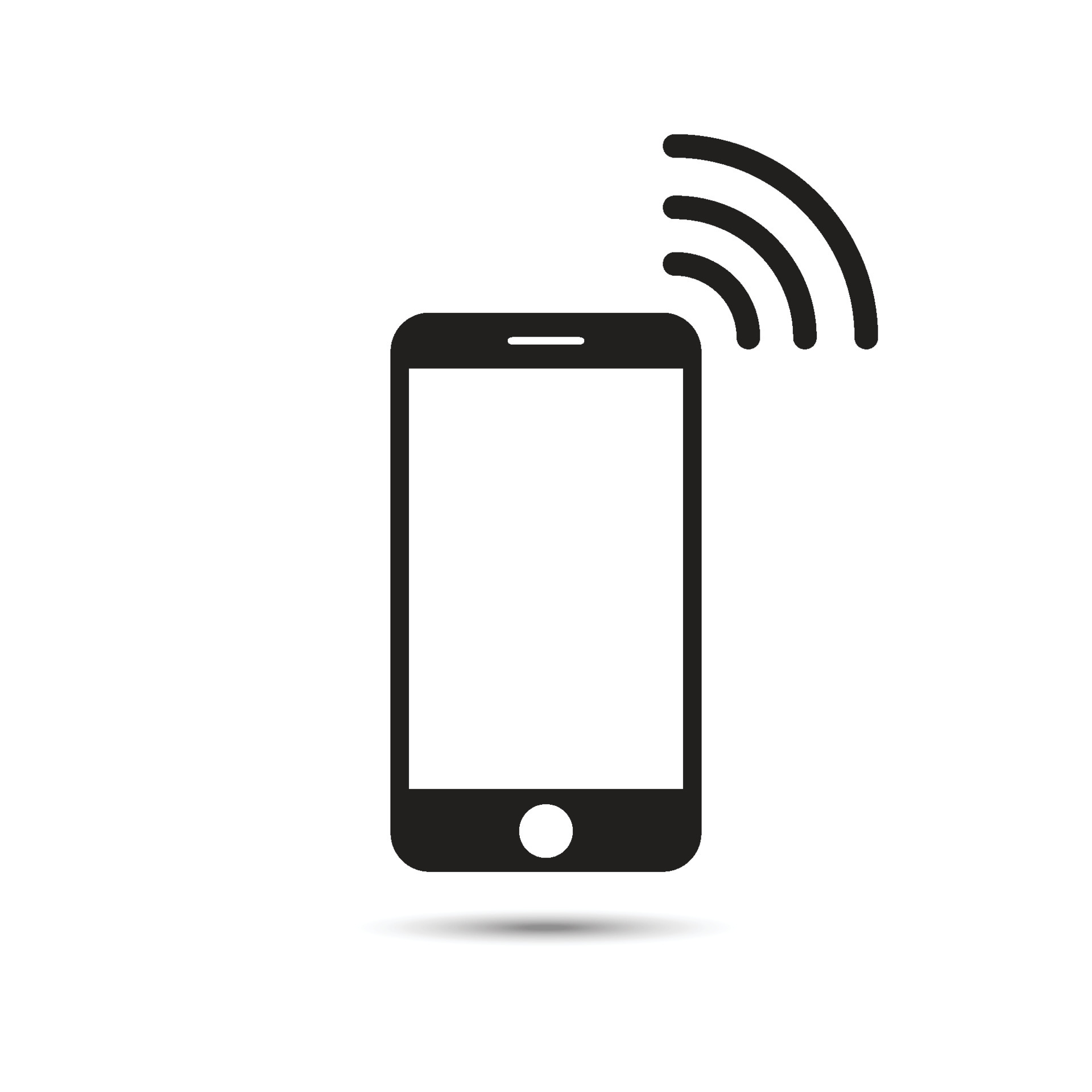 icono de teléfono inteligente en un moderno estilo plano aislado en fondo  blanco. pictograma de teléfono
