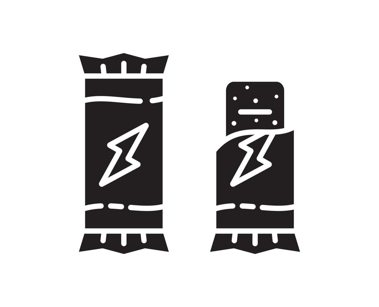 Protein bar simple icon. Useful energy snack. Black glyph vector icon.